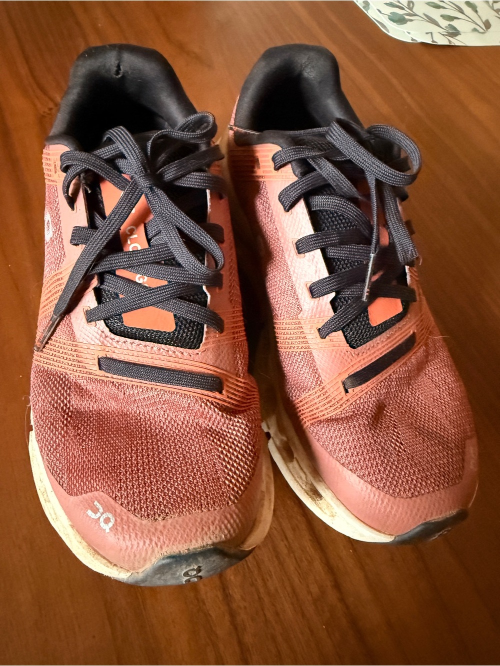 On Running Cloudgo sneakers in the Mahogany Ivory colorway